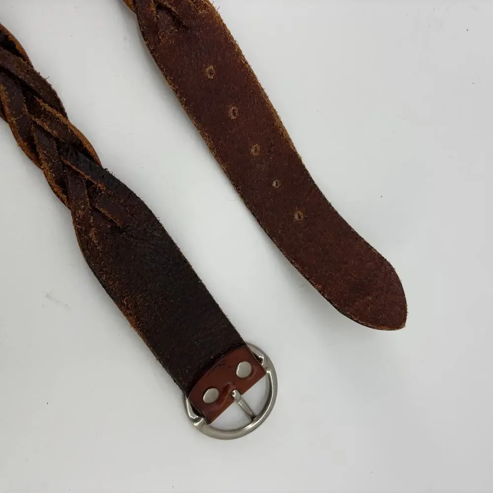 Liz Claiborne Belt Women's Braided Boho Weaved Y2K